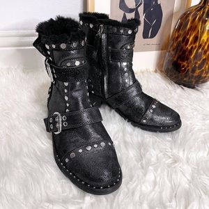 Sam Edelman metallic boots